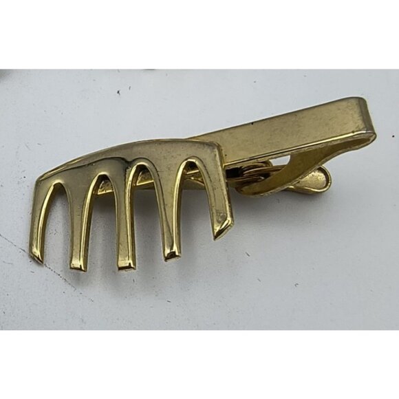 Cufflinks Vintage Golden Archway Architectural Design Mens Cuff Links Tie Bar - Picture 5 of 5